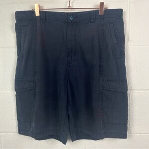 Tommy Bahama Men's Relax Flat Front Cargo Shorts Casual Summer Vacation Navy 35‎